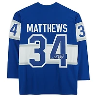 Maillot réplique autographié Mitchell & Ness du Centennial Classic 2017 de la LNH par Auston Matthews des Maple Leafs de Toronto