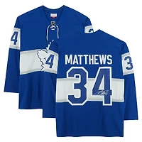 Maillot réplique autographié Mitchell & Ness du Centennial Classic 2017 de la LNH par Auston Matthews des Maple Leafs de Toronto