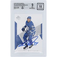 Auston Matthews Toronto Maple Leafs Autographié 2018-19 Upper Deck SP Authentique #31 Beckett Fanatics Witnessed Authentifié Carte 9/10