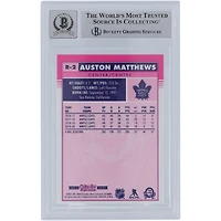 Auston Matthews Toronto Maple Leafs autographié 2020-21 Upper Deck O-Pee-Chee Platinum Retro Gold Ink #R-2 Beckett Fanatics Witnessed Authenticed 10 Card avec l'inscription « 2016 #1 Pick »