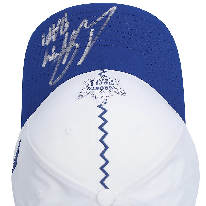 Auston Matthews Toronto Maple Leafs Autographed 2022-23 Reverse Retro Cap with "Papi" Inscription