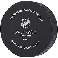 Rondelle de jeu officielle autographiée par Auston Matthews des Maple Leafs de Toronto pour le match des étoiles de la LNH 2024