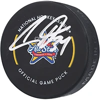 Rondelle de jeu officielle autographiée par Auston Matthews des Maple Leafs de Toronto pour le match des étoiles de la LNH 2024