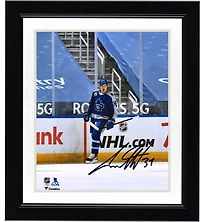 Auston Matthews Toronto Maple Leafs Autographed 8" x 10" Reverse Retro Jersey Goal Celebration Photograph
