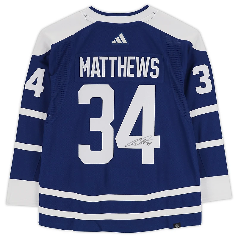 Auston Matthews Toronto Maple Leafs Autographed adidas 2022-23 Reverse Retro Authentic Jersey