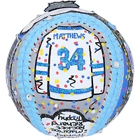 Ballon de baseball autographié par Auston Matthews des Maple Leafs de Toronto - Peint à la main par l'artiste Charles Fazzino