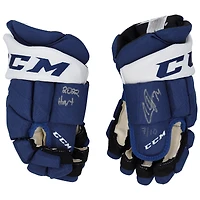 Auston Matthews Toronto Maple Leafs Autographed Blue CCM Game Model Gloves with "2022 Hart" Inscription - Limited Edition of 10