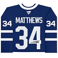 Auston Matthews Toronto Maple Leafs Autographed Blue Fanatics Premium Jersey