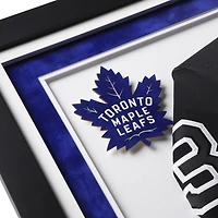 Maillot adidas noir alternatif autographié par Auston Matthews des Maple Leafs de Toronto