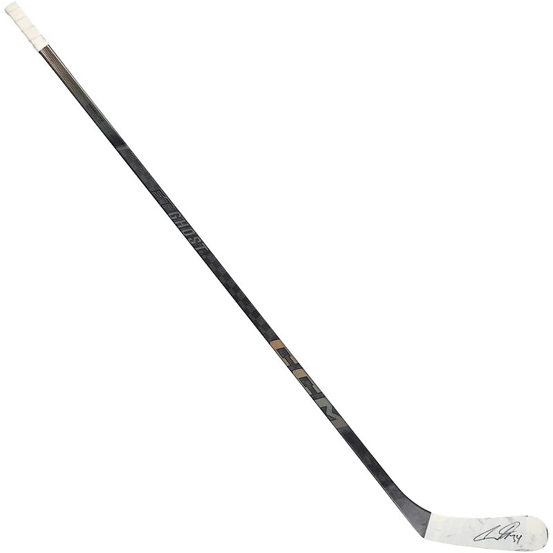 Auston Matthews Toronto Maple Leafs Autographed Game-Used Black CCM Stick from the First Round of the 2025 Stanley Cup Playoffs vs. Ottawa Senators - NF70452355