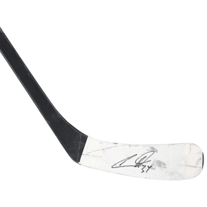 Auston Matthews Toronto Maple Leafs Autographed Game-Used Black CCM Stick from the Second Round of the 2025 Stanley Cup Playoffs vs. Florida Panthers - NF70452359