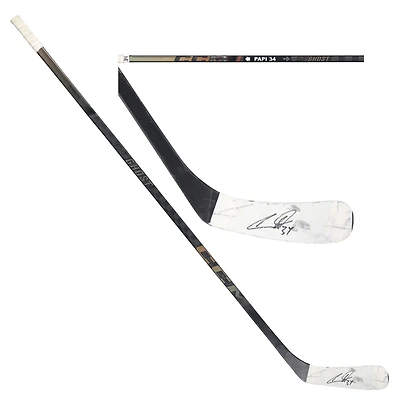 Auston Matthews Toronto Maple Leafs Autographed Game-Used Black CCM Stick from the Second Round of the 2025 Stanley Cup Playoffs vs. Florida Panthers - NF70452359