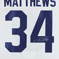 Maillot adidas blanc n° 34 autographié par Auston Matthews des Maple Leafs de Toronto pour la saison 2024-25 de la LNH - NR81043303