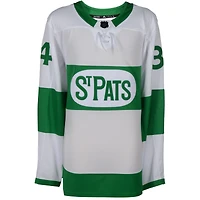 Maillot Adidas authentique dédicacé par Auston Matthews des Maple Leafs de Toronto des Toronto St. Pats