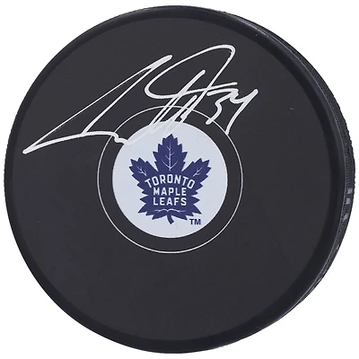 Rondelle de hockey autographiée par Auston Matthews des Maple Leafs de Toronto