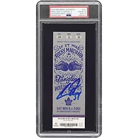 Billet autographié par Auston Matthews des Maple Leafs de Toronto, saison recrue, authentifié par PSA (10/10