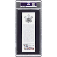 Billet autographié par Auston Matthews des Maple Leafs de Toronto, saison recrue, authentifié par PSA (note 9/10