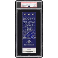 Billet autographié par Auston Matthews des Maple Leafs de Toronto, saison recrue, authentifié par PSA (Auto 10), du 11 novembre 2016