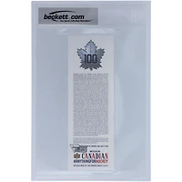 Auston Matthews Toronto Maple Leafs Autographed Ticket from November 2016 with "2017 Calder" Inscription