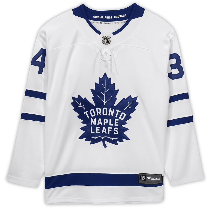 Maillot blanc autographié Fanatics Breakaway par Auston Matthews des Maple Leafs de Toronto