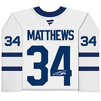 V106832 Leafs Auston Matthews Toronto Maple Leafs Maillot Fanatics Premium Blanc Autographié 34 Auston Matthews AUT HK MAILLOT 45580 AUTJERHOC JRSYMA0834 #2