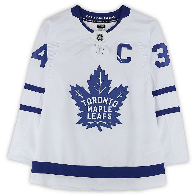 Auston Matthews Toronto Maple Leafs Autographed White Fanatics Premium Jersey with Multiple Inscriptions - Limited Edition of 25