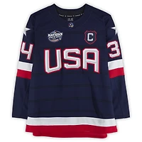 V106832 Leafs Auston Matthews Toronto Maple Leafs Maillot Premium Fanatics Autographié Équipe USA 4 Nations Face-Off avec Inscription « Captain America » - Édition Limitée de 10 34 Auston Matthews AUT HK JERSEY 45854 AUTJERHOC JRSYMA0940 #5