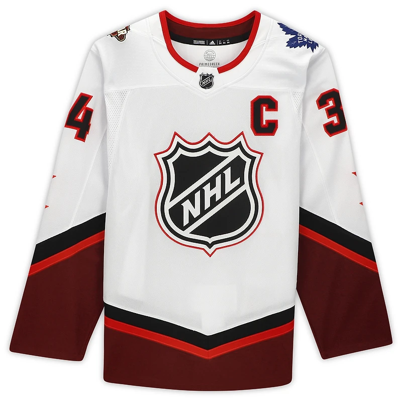 Auston Matthews White Toronto Maple Leafs Autographed 2022 NHL All-Star Game adidas Authentic Jersey
