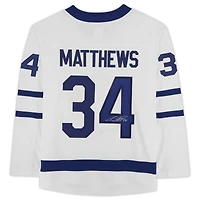Maillot autographié Fanatics Breakaway des Maple Leafs de Toronto par Auston Matthews blanc