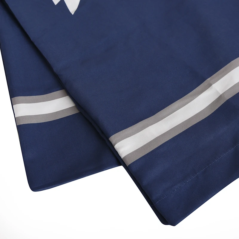 Ensemble de deux taies d'oreiller bleues des Maple Leafs de Toronto (20 po x 30 po)