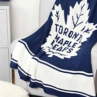 Blue Toronto Maple Leafs 50'' x 60'' Acrylic Knit Throw Blanket