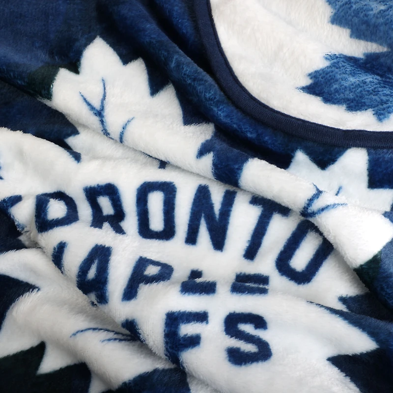 Couverture décorative Toronto Maple Leafs bleue 50'' x 60'' avec motif gnome