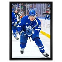 Toile encadrée 20 x 29 pouces de Matthew Knies, joueur des Maple Leafs de Toronto, par Frameworth