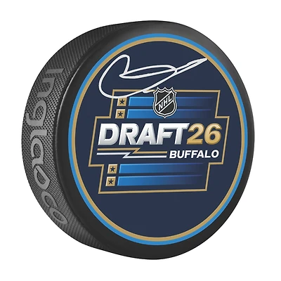 Gavin McKenna Toronto Maple Leafs Autographed 2026 NHL Draft Hockey Puck