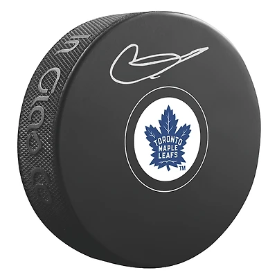 Gavin McKenna Toronto Maple Leafs Autographed Hockey Puck