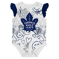 Ensemble deux pièces pour bébé fille Outerstuff Toronto Maple Leafs Team Star