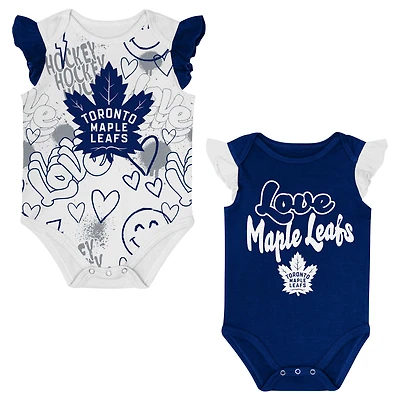 Ensemble deux pièces pour bébé fille Outerstuff Toronto Maple Leafs Team Star