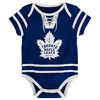 Maillot de hockey bleu pour bébé des Maple Leafs Toronto