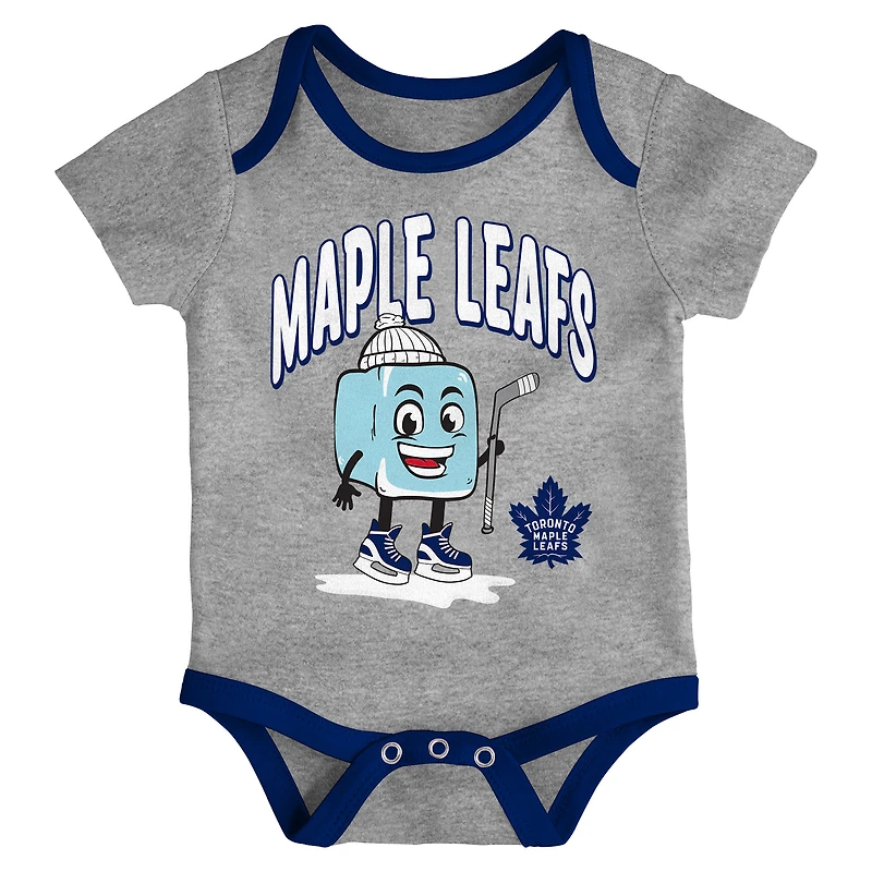 Ensemble de trois combinaisons pour bébé Outerstuff Toronto Maple Leafs Triple Header