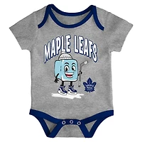 Ensemble de trois combinaisons pour bébé Outerstuff Toronto Maple Leafs Triple Header