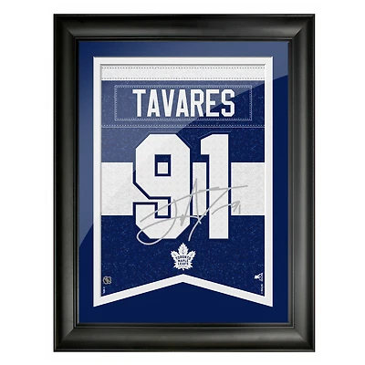 John Tavares Toronto Maple Leafs 12'' x 16'' Lecteur d'autographes de réplique encadrée - Bannière