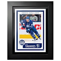 John Tavares Toronto Maple Leafs - 12'' x 16'' Jersey Block Design Framed Photo
