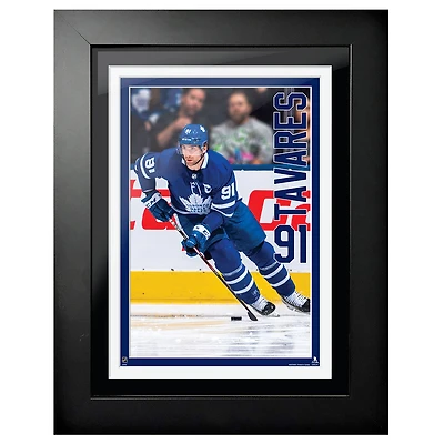 John Tavares Toronto Maple Leafs - 12'' x 16'' Jersey Photo Encadrée