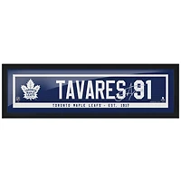 John Tavares Toronto Maple Leafs 6'' x 22'' Encadré Réplique Autographe Nom du Joueur - Bar