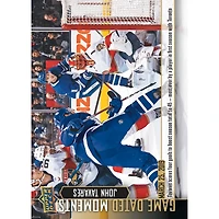 Carte à collectionner non signée 2018-19 Upper Deck Game Dated Moments #78 des Maple Leafs de Toronto de John Tavares - Match à quatre buts contre les Panthers de la Floride