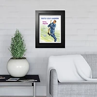 Johnny Bower Toronto Maple Leafs 1967 Maple Leaf Gardens - Couverture de programme encadrée 12'' x 16''