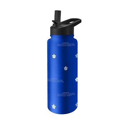 Bouteille de 34 oz (994 ml) de boisson rafraîchissante Logo Brands Toronto Maple Leafs