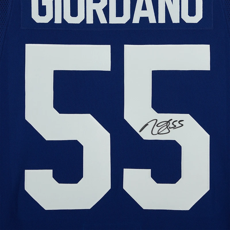 Mark Giordano Toronto Maple Leafs Autographed Blue Adidas Authentic Jersey