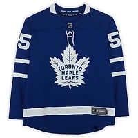 Maillot Breakaway bleu autographié par Mark Giordano des Maple Leafs de Toronto