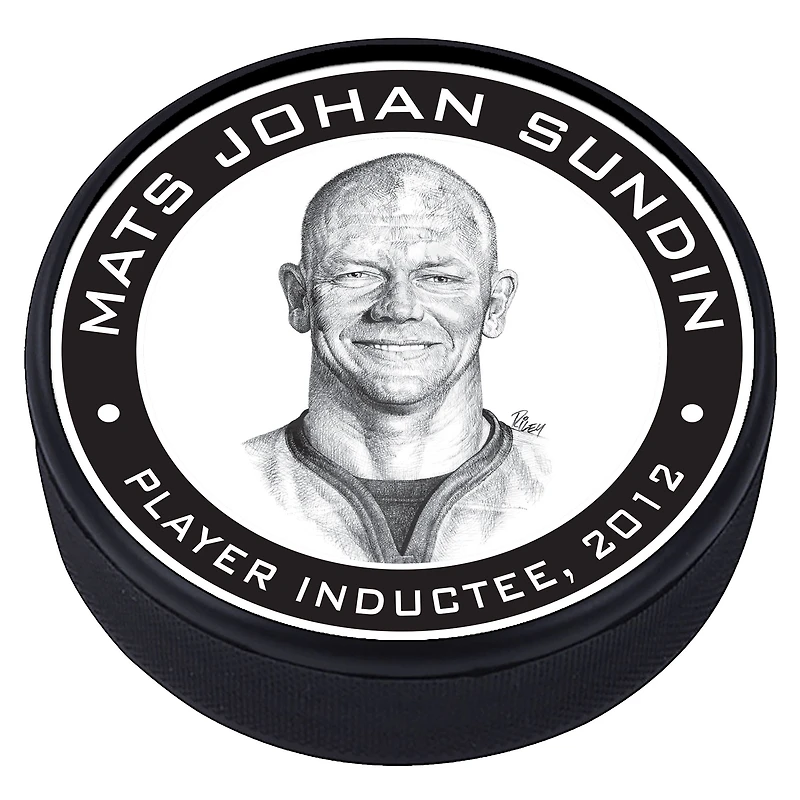 Mats Sundin Toronto Maple Leafs - Rondelle de hockey texturée Legends Line